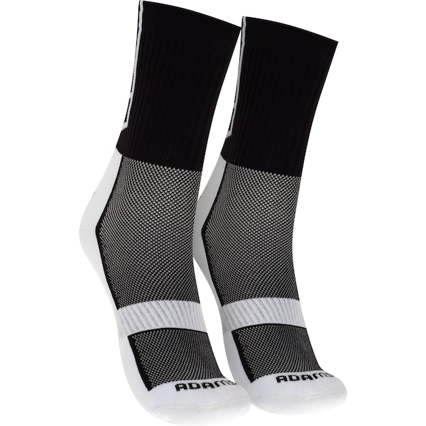 Imagem principal Meia de Futebol Adams Performance Adulto Adams PRETO/BRANCO