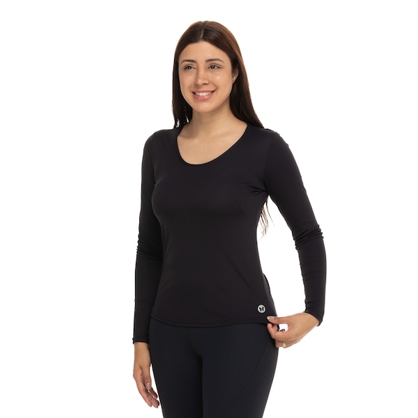 Imagem principal Camiseta Manga Longa Vestem Dry-Fit Felix Feminina Vestem PRETO