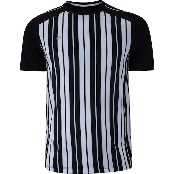 Imagem principal Camiseta Masculina Adams Manga Curta Futebol Dry Adams PRETO/BRANCO