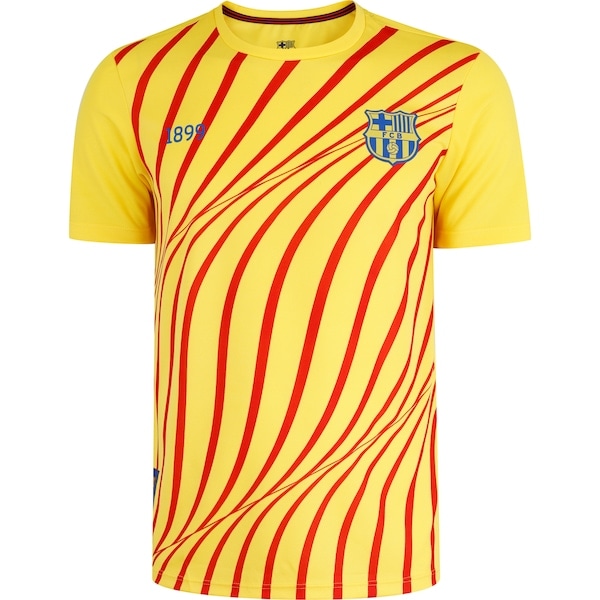Imagem principal Camiseta do Barcelona Cataluna Dry Masculina Barcelona AMARELO