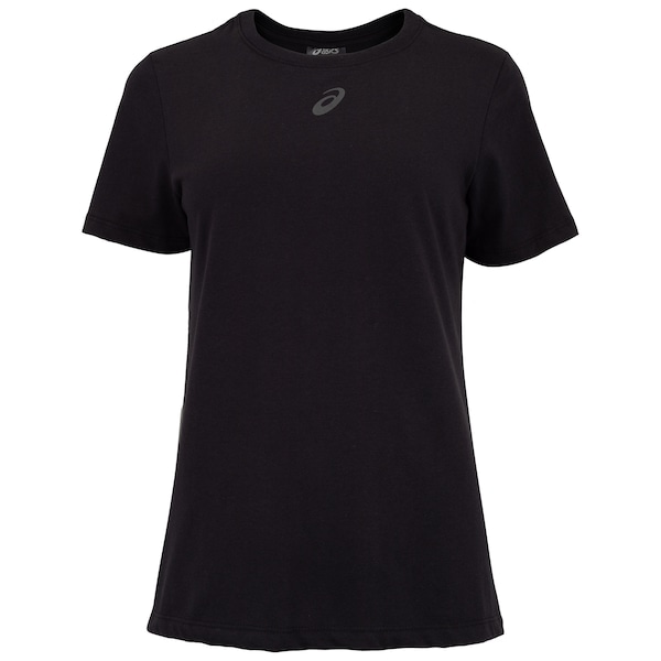 Imagem principal Camiseta Feminina ASICS Manga Curta Malha Spiral ASICS PRETO