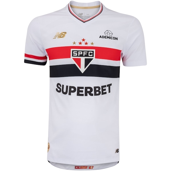 Imagem principal Camisa do São Paulo I 25 Jogador New Balance Masculina New Balance BRANCO/VERMELHO