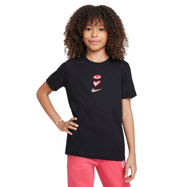 Imagem principal Camiseta Juvenil Nike Manga Curta Sportswear Be Mine Nike PRETO