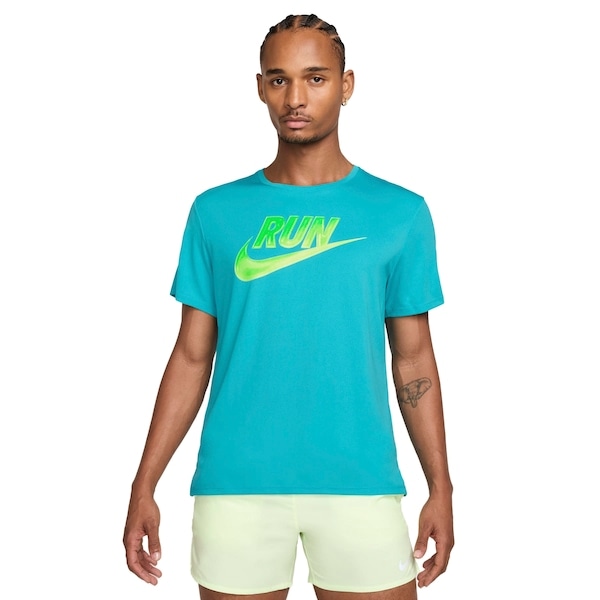 Imagem principal Camiseta Masculina Nike Manga Curta Run Energy MI Nike AQUA