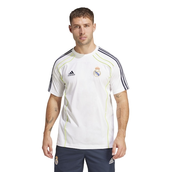 Imagem principal Camiseta do Real Madrid 25 Masculina adidas Manga Curta Urban Adidas BRANCO