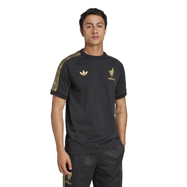 Imagem principal Camisa da Seleção do México Ouro adidas Masculina Adidas PRETO