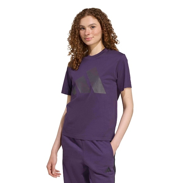 Imagem principal Camiseta Feminina adidas Manga Curta Big Logo Adidas ROXO ESCURO