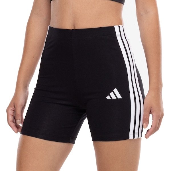 Imagem principal Bermuda Feminina adidas Biker Adidas BRANCO/PRETO