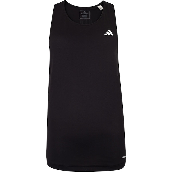 Imagem principal Camiseta Regata Feminina adidas Own The Run 3 Listras Adidas PRETO