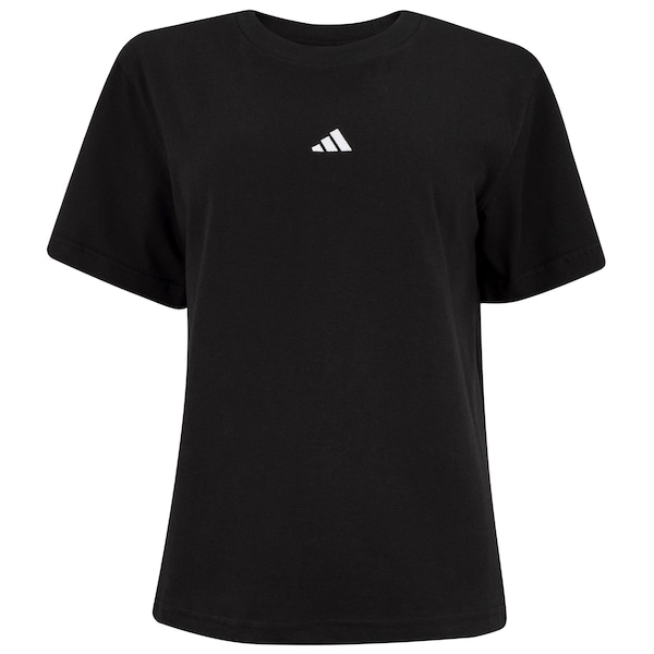 Imagem principal Camiseta Feminina adidas Small Logo Adidas BRANCO/PRETO