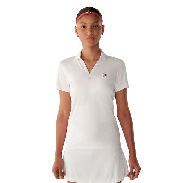 Imagem principal Camiseta Polo Fila F-Box Tennis Basic - Feminina Fila BRANCO