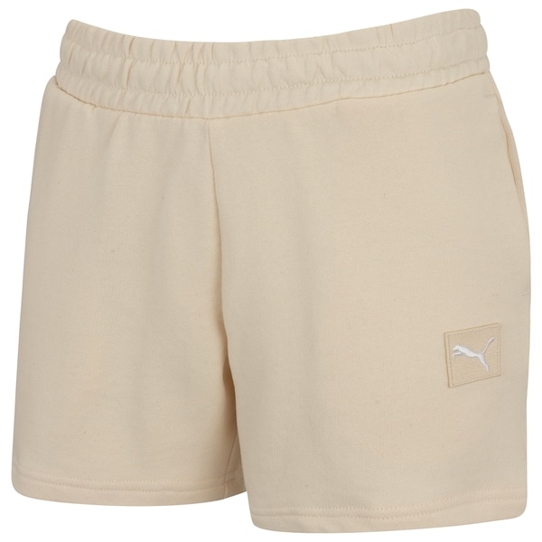 Imagem principal Short Feminino Puma Ess Elevated Mid Rise 5 Puma OFF WHITE