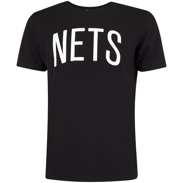 Imagem principal Camiseta do Brooklyn Nets NBA Masculina Manga Curta Estampada N796A NBA PRETO