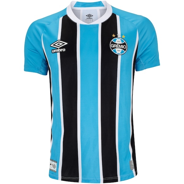 Imagem principal Camisa do Grêmio I 25 Umbro Masculina Torcedor Umbro AZUL/PRETO