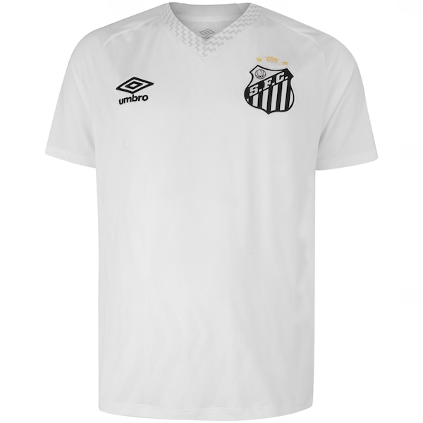 Imagem principal Camisa do Santos I 25/26 Torcedor Umbro Masculina Umbro BRANCO/CINZA