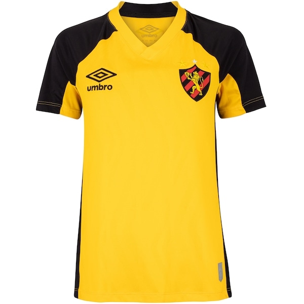 Imagem principal Camisa do Sport II 25/26 Torcedor Umbro Feminina Umbro AMARELO/PRETO