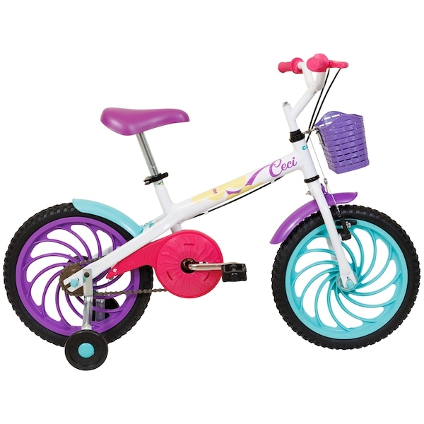 Imagem principal Bicicleta Caloi Ceci Aro 16 Infantil Feminina Caloi BRANCO