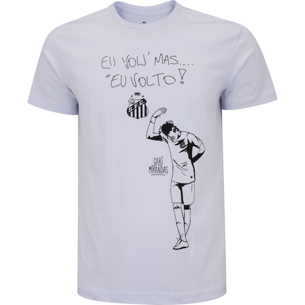 Imagem principal Camiseta do Santos XPS Sport Masculina Eu Volto Xps Sports BRANCO