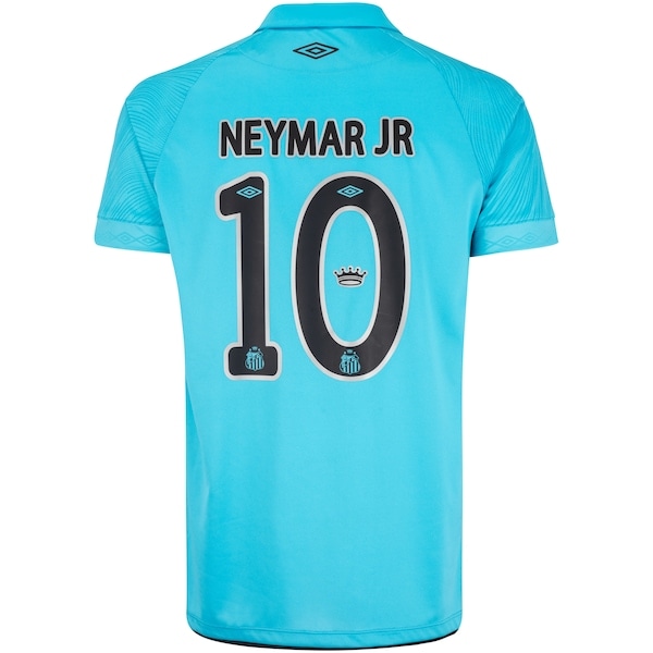 Imagem principal Camisa do Santos Especial Neymar Jr Número 10 2025 Jogador Umbro Masculina Umbro AZUL/PRETO