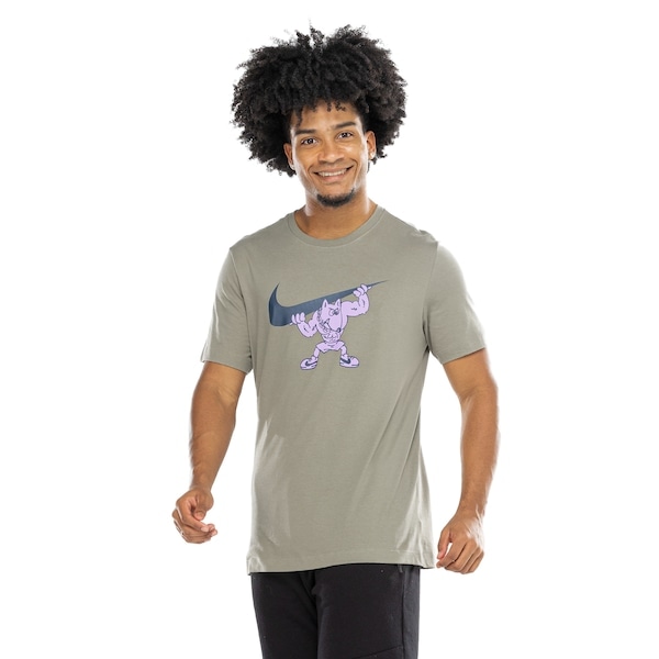 Imagem principal Camiseta Nike Gym Culture Masculina. Nike CINZA