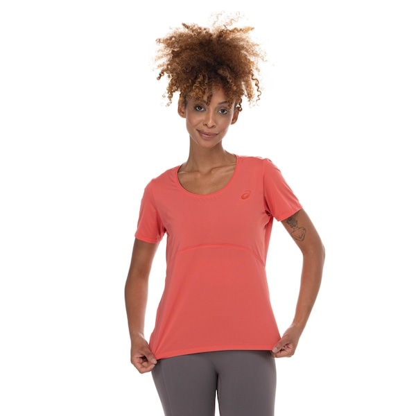 Imagem principal Camiseta ASICS Libélula Recorte Feminina ASICS CORAL