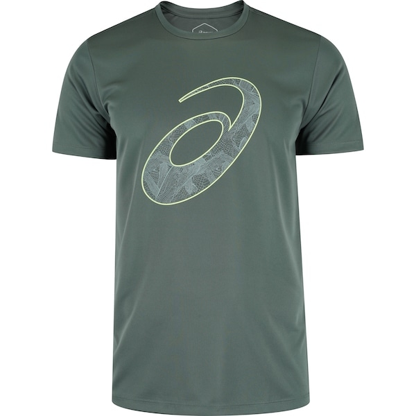 Imagem principal Camiseta ASICS Estampa Treino Masculina ASICS VERDE ESCURO