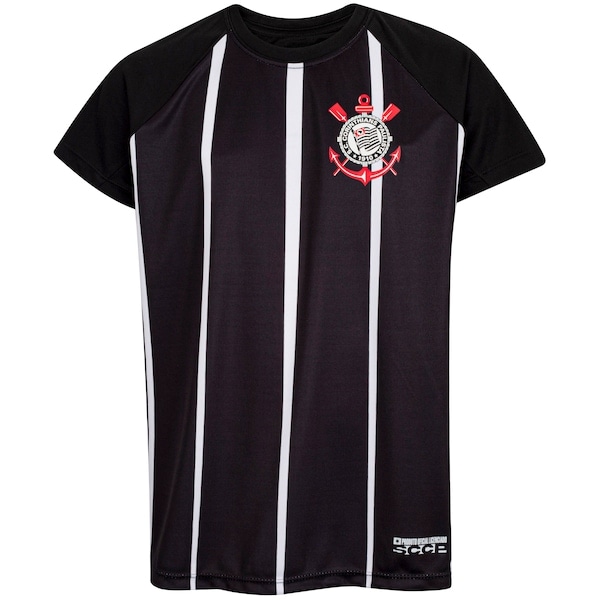 Imagem principal Camisa do Corinthians Coimbra Listrada Away Júnior Coimbra PRETO
