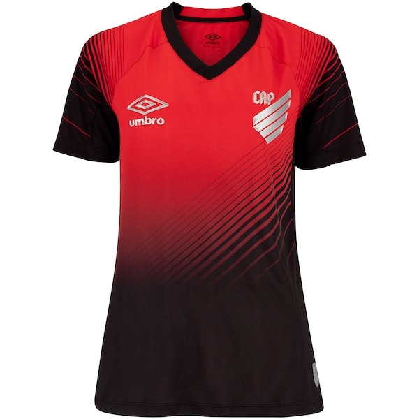 Imagem principal Camisa do Athletico-PR I 25 Torcedor Umbro Feminina Umbro VERMELHO/PRETO