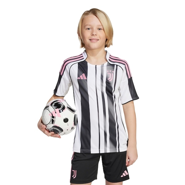Imagem principal Camisa do Juventus I 25/26 Torcedor adidas Juvenil Adidas BRANCO/PRETO