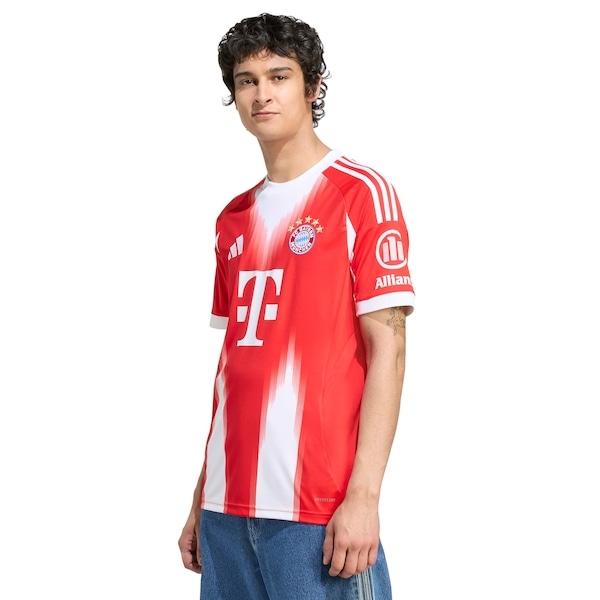 Imagem principal Camisa do Bayern I 25/26 Torcedor Masculina Adidas VERMELHO