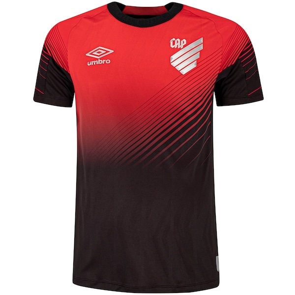 Imagem principal Camisa do Athletico-PR I 25/26 Número 10 Torcedor Umbro Masculina Umbro VERMELHO/PRETO