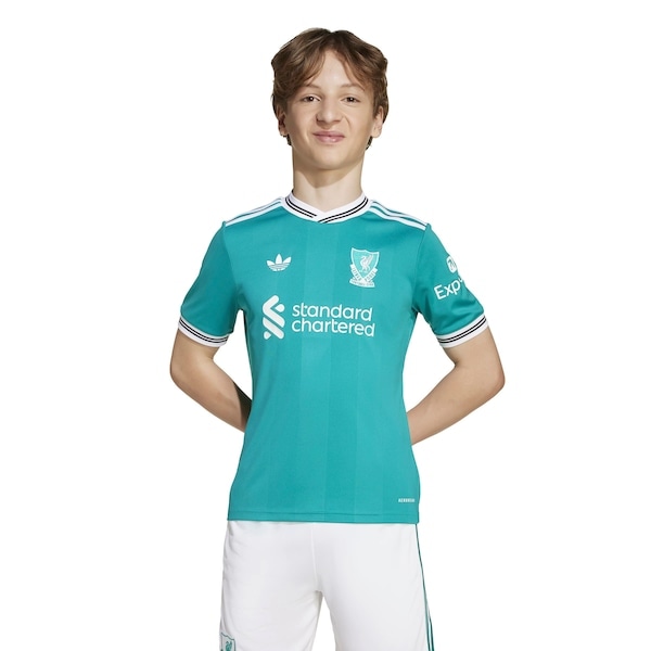 Imagem principal Camisa do Liverpool III 25/26 Torcedor adidas Juvenil Adidas VERDE