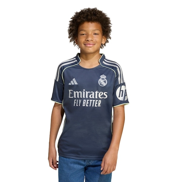 Imagem principal Camisa do Real Madrid II 25/26 Torcedor adidas Infantil Adidas AZUL ESCURO