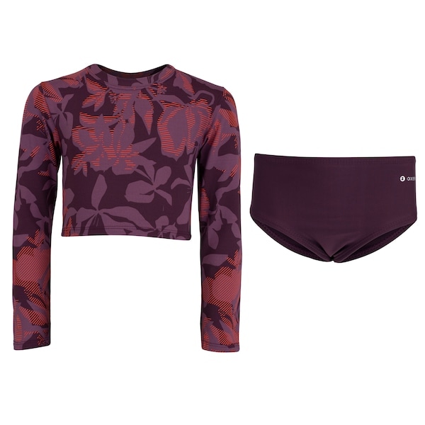 Imagem principal Conjunto Infantil Oxer Camiseta Manga Longa + Sunkini UV Estampado Oxer ROXO ESCURO