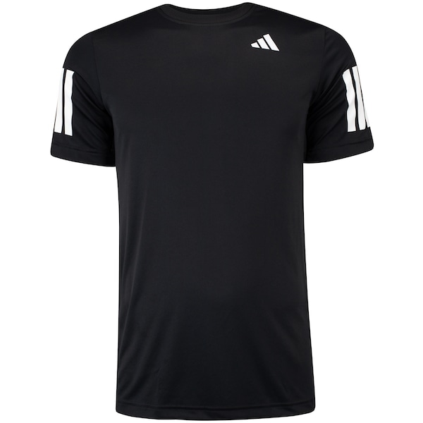 Imagem principal Camiseta adidas Club 3 Listras - Masculina Adidas PRETO