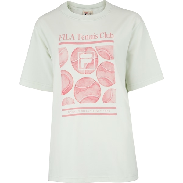 Imagem principal Camiseta Fila Letter Graphic Feminina Fila VERDE CLA/ROSA