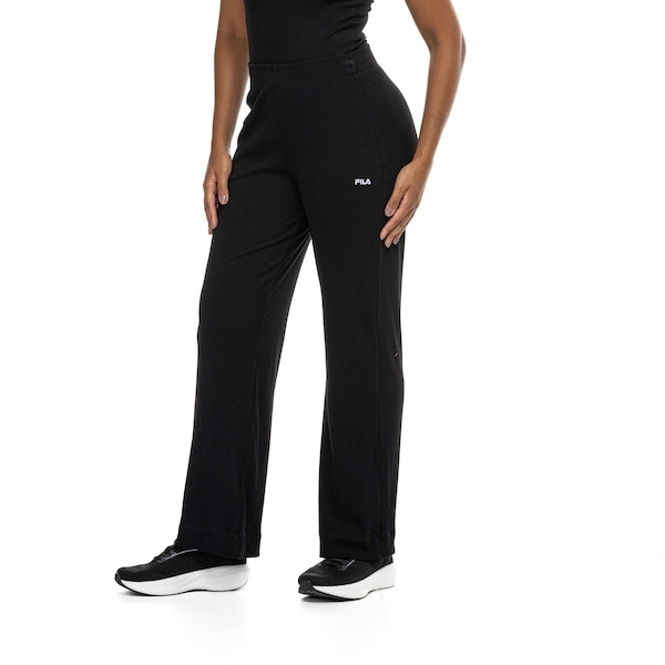 Imagem principal Calça Fila Wide Essentials Feminina Fila PRETO
