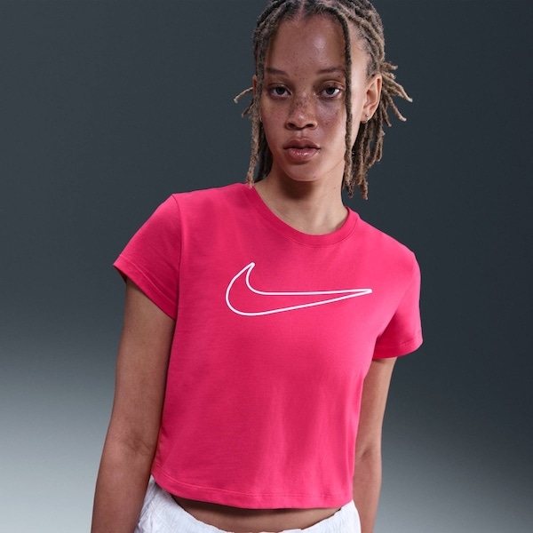Imagem principal Camiseta Nike Sportswear Club Feminina Nike PRETO