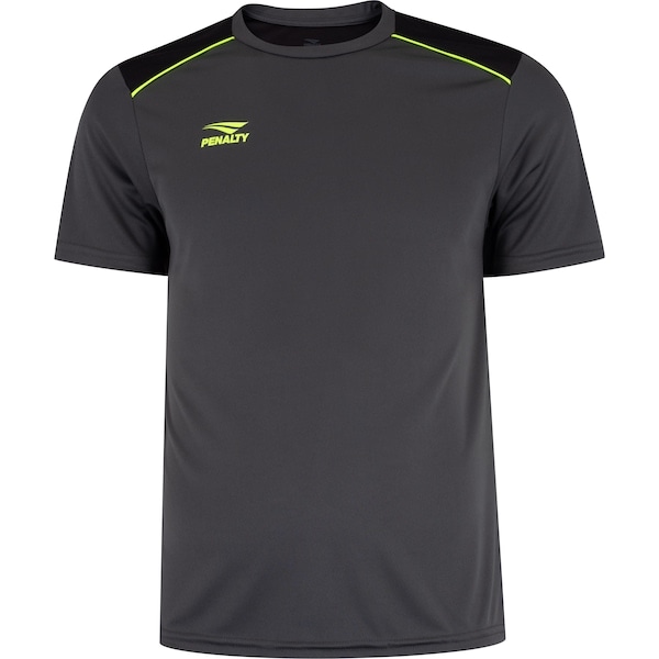 Imagem principal Camiseta Penalty Futebol Shoulder Masculina Penalty CINZA/PRETO