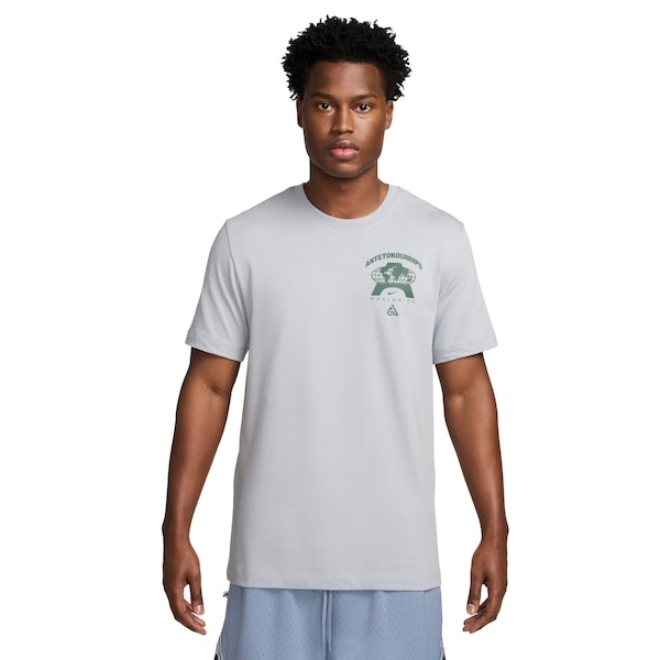 Imagem principal Camiseta Antetokounmpo Nike Worldwide Masculina Nike CINZA