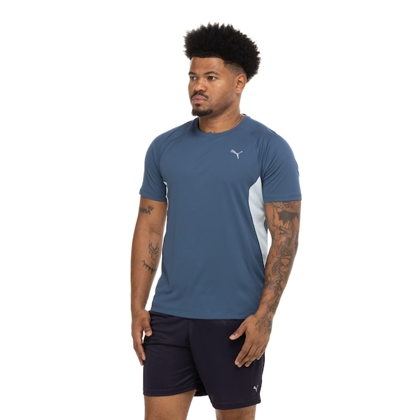 Imagem principal Camiseta Puma Run Velocity Masculina Puma AZUL CLARO