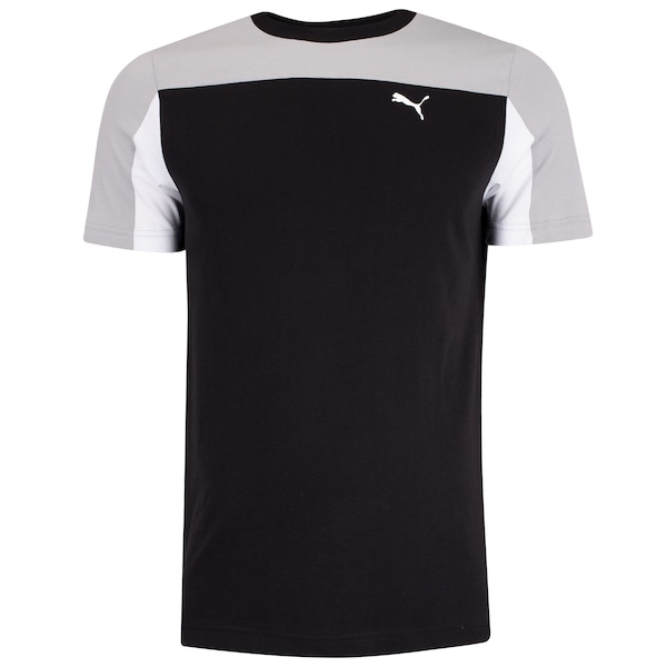 Imagem principal Camiseta PUMA Essential Triple Block Masculina Puma PRETO/CINZA
