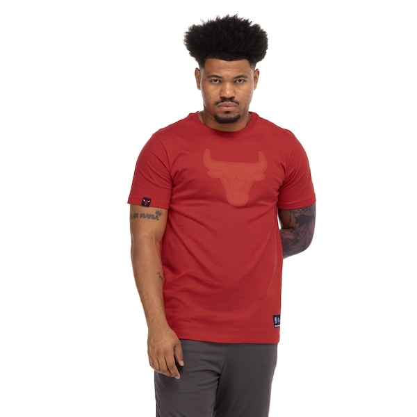 Imagem principal Camiseta do Chicago Bulls NBA Shield N0944 Masculina NBA VERMELHO