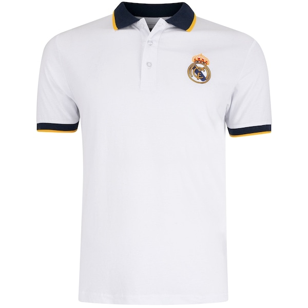 Imagem principal Camisa Polo Real Madrid Balboa Algodão Masculina Balboa BRANCO