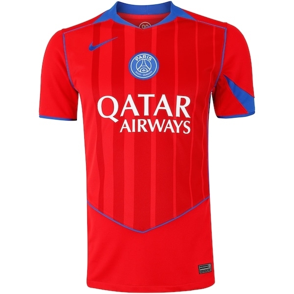 Imagem principal Camisa do Paris Saint-Germain III 25/26 Torcedor Total 90 Nike Masculina Nike VERMELHO/AZUL