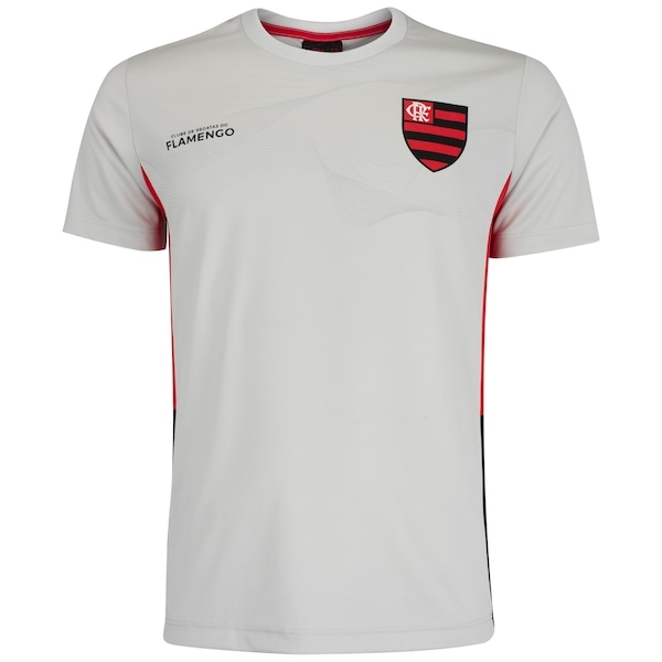 Imagem principal Camiseta do Flamengo Eco Braziline Masculina braziline BRANCO/CINZA CLARO
