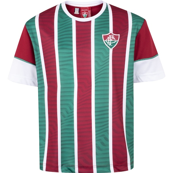 Imagem principal Camiseta do Fluminense Chiado Braziline Juvenil braziline VINHO/BRANCO
