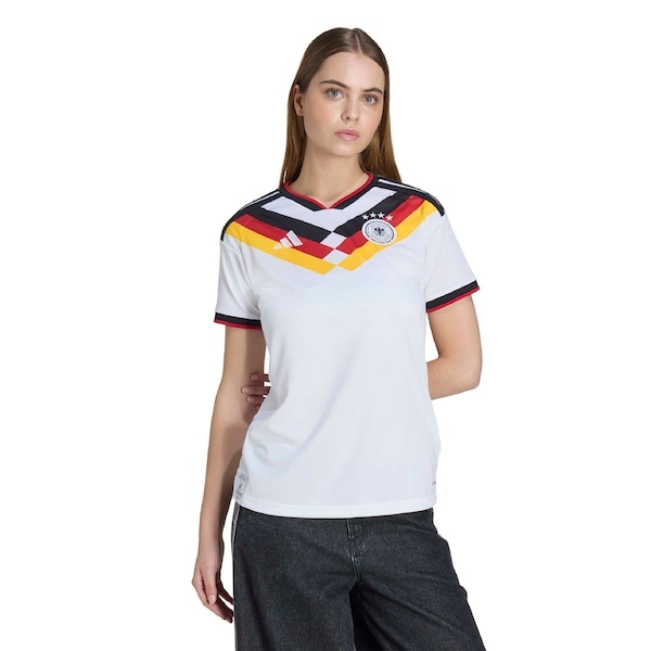 Imagem principal Camisa Seleção da Alemanha I 26/27 Torcedor adidas Feminina Adidas BRANCO