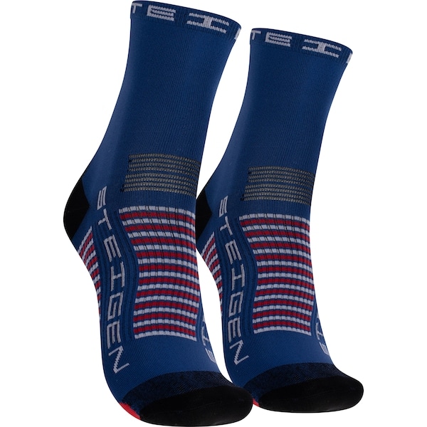 Imagem principal Meia De Corrida Steigen Cano Médio 33 ao 44 Unissex Steigen AZUL