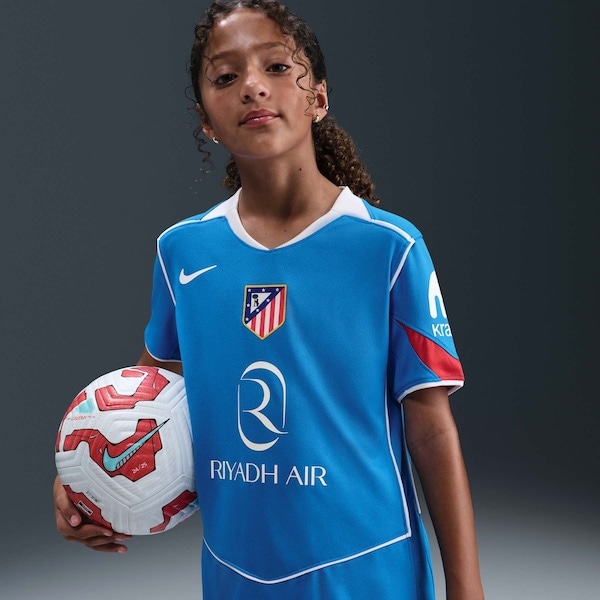 Imagem principal Camisa Atlético de Madrid III 25/26 Torcedor Pro Nike Total 90 Infantil Nike AZUL